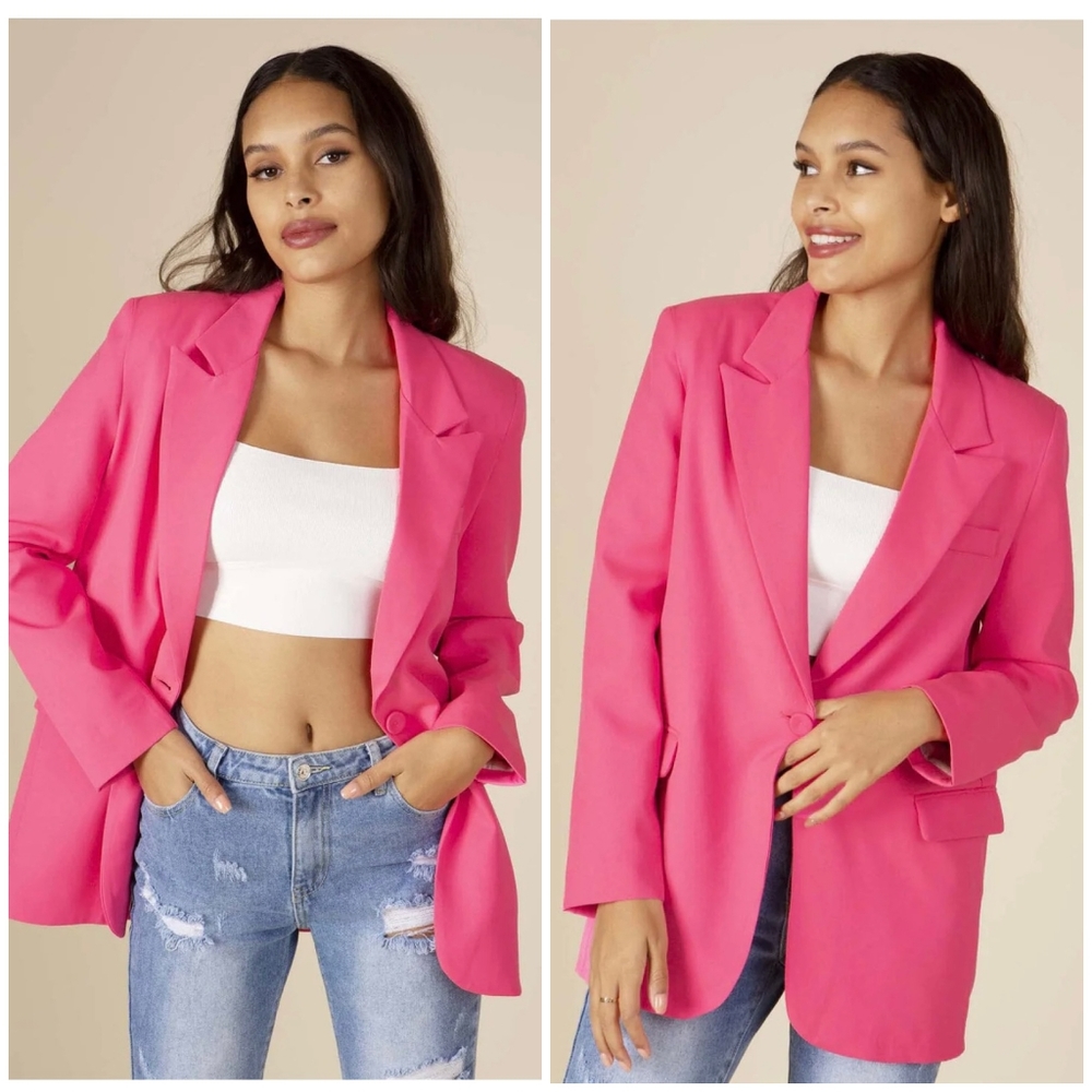 GALITA Bright Pink Blazer - Picture 2 of 4